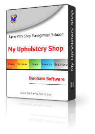 Upholstery shop management solution